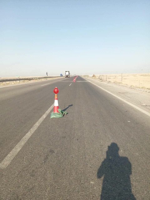مرور البصرة تعلن قطع طريق المرور السريع باتجاه العاصمة بغداد لغرض أعمال الصيانة