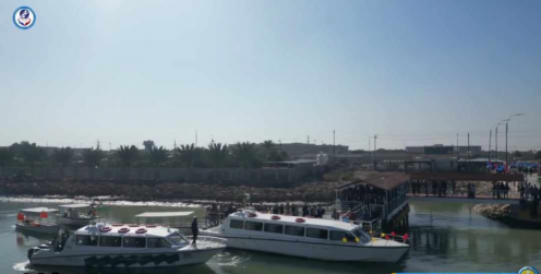 جامعة البصرة تفتتح مرسى  التكسي النهري لنقل طلبتها الى كليات