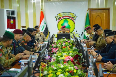 مؤتمر امني في قيادة عمليات ميسان   لمتاب