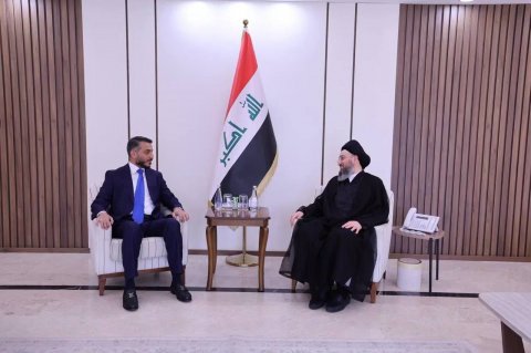 محافظ النجف  يلتقي  الحكيم ويبحث معه  الاستعدادات لإحياء ذكرى وفاة  الرسول الأعظم (صلى الله عليه وآله وسلم)