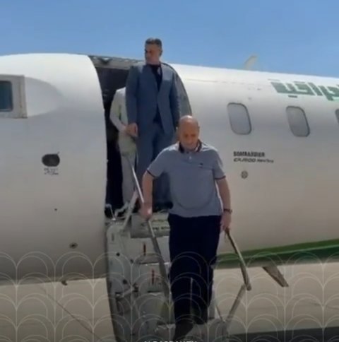 منتخبنا الوطني يصل الى مطار البصرة الدولي