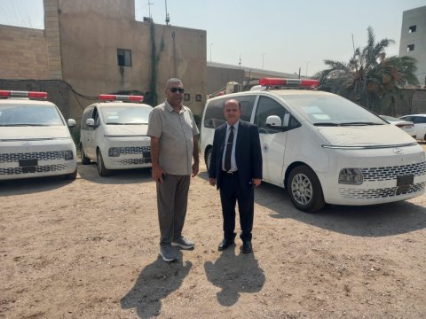 سيارات إسعاف كورية حديثة لتعزيز الخدمات الطبية في مناطق جنوبي البصرة
