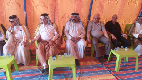الشيخ كامل الزركاني مخاطبا افراد عشيرته في البصرة .. عليكم  