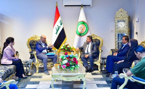 شباب ورياضة البصرة تبحث مع مكتب اليونسيف مشروع  البصرة صديقة الطفل 