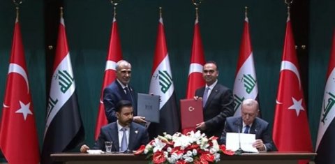 الزيدي واردوغان يرعيان مراسم توقيع عدد من مذكرات التفاهم بين العراق وتركيا