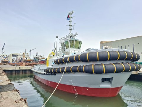 الموانئ تدشن اول ساحبة تدخل الخدمة فور تشغيل ميناء الفاو الكبير