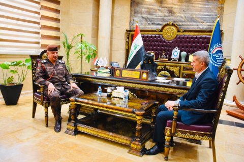 حدود المنطقة الرابعة وشركة الموانئ تبحثان تنسيق العمل الإداري والأمني المشترك