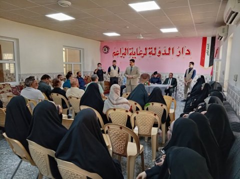 ندوة توعوية في دار الدولة لرعاية البراعم  في النجف تناقش مخاطر الشائعات وآفة المخدرات