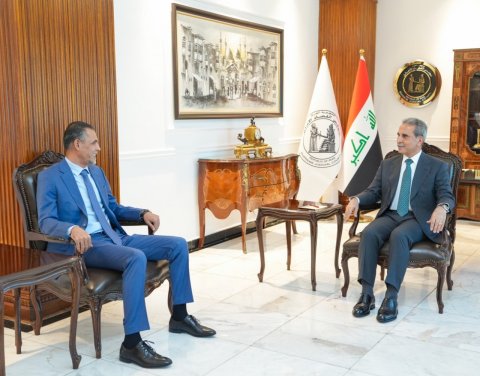 القاضي زيدان يبحث مع يونس محمود الاشكاليات القانونية في مسيرة تطوير واقع كرة القدم