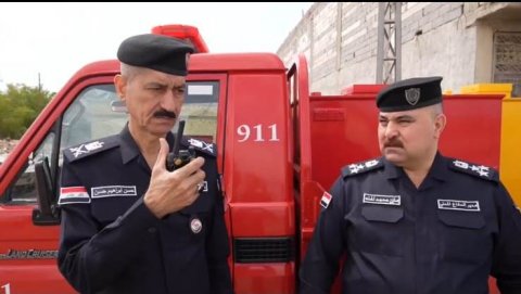 مديرية  دفاع مدني البصرة تنفذ ممارسة افتراضية لتفعيل خطة الامن المناطقي