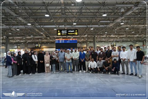 طلبة  السيبراني في جامعة الفرات الأوسط التقنية يطلعون على الأنظمة المستخدمة في ادارة العمليات التقنية بمطار النجف الدولي
