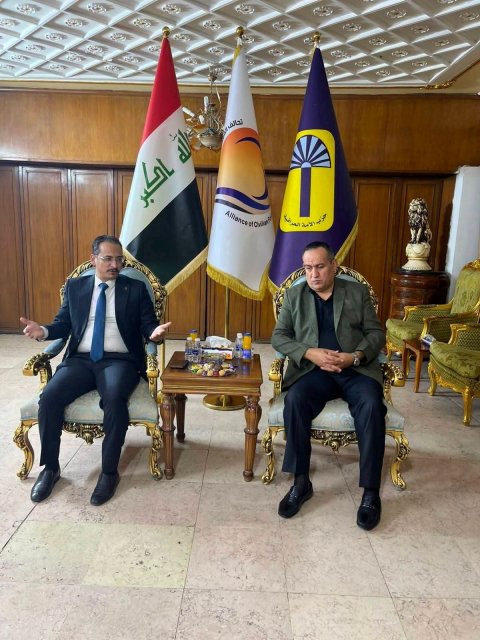 حزب الأمة العراقية والاتجاه الوطني يبحثان المشهد السياسي وأزمة المنطقة