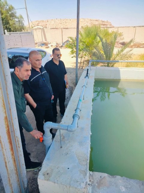 بيئة النجف تكثف مراقبتها على محطات تقوية مياه الشرب بالتزامن مع زيارة اربعينية الامام الحسين عليه السلام